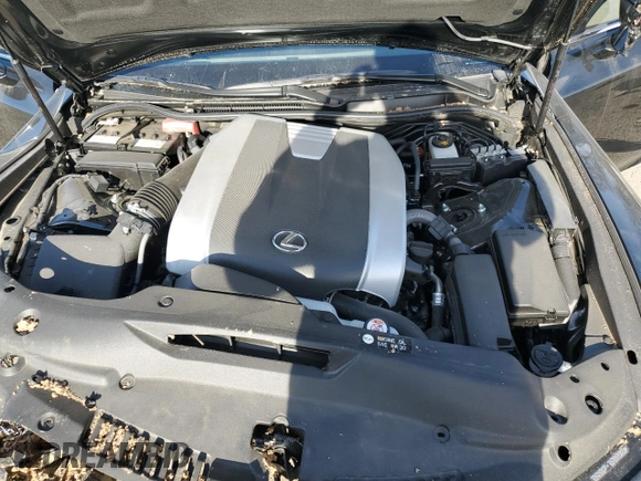 2024 Lexus IS with VIN JTHBZ1B23R5072702, listed as a Copart auction lot 46640845 with 15,412 mi miles and Salvage Title. Bid and sale history available at carsss.com. Image 11.