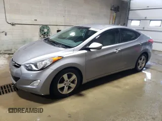 2012 Hyundai Elantra Limited with VIN KMHDH4AE8CU185970, listed as a Copart auction lot 65703595 with 153,374 mi miles and Clean title. Bid and sale history available at DreamBid. Image 1.