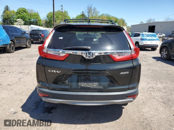2018 Honda CR-V EX-L with VIN 7FARW2H80JE002365, listed as a Copart auction lot 54547175 with 32,087 mi miles and Salvage Title. Bid and sale history available at carsss.com. Image 6.