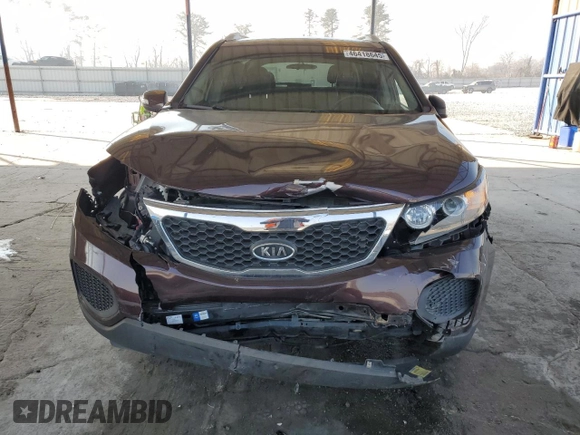 2013 Kia Sorento LX with VIN 5XYKT4A25DG389418, listed as a Copart auction lot 46418645 with 150,584 mi miles and Salvage Title. Bid and sale history available at carsss.com. Image 5.