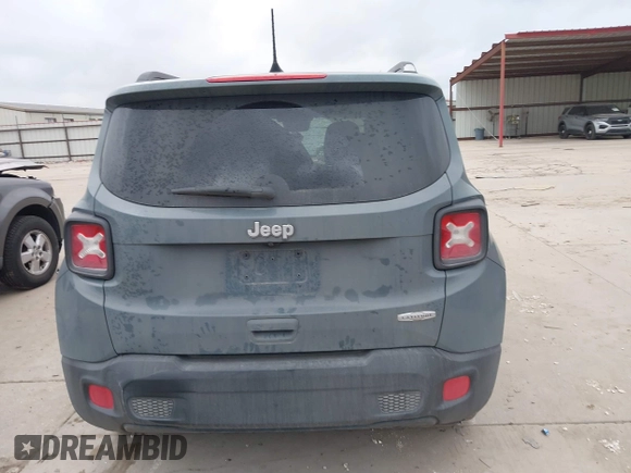 2018 Jeep Renegade Latitude with VIN ZACCJABB9JPH85547, listed as a IAAI auction lot 41511374 with 79,837 mi miles. Bid and sale history available at carsss.com. Image 17.