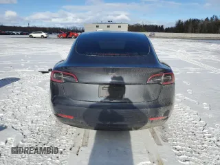 2023 Tesla Model 3 with VIN 5YJ3E1EA7PF496089, listed as a Copart auction lot 87101254 with 42,830 mi miles and Salvage Title. Bid and sale history available at DreamBid. Image 6.