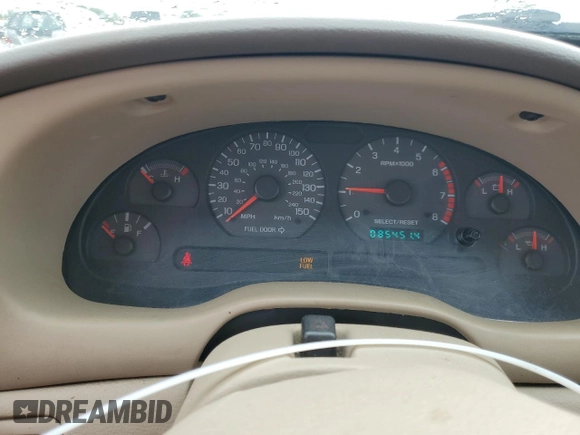 2000 Ford Mustang GT with VIN 1FAFP42X5YF124562, listed as a Copart auction lot 56029505 with 85,451 mi miles and Salvage Title. Bid and sale history available at DreamBid. Image 9.