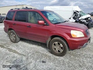 2004 Honda Pilot EX with VIN 2HKYF18604H542322, listed as a Copart auction lot 44410625 with 289,378 mi miles and Salvage Title. Bid and sale history available at carsss.com. Image 4.