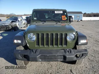 2023 Jeep Wrangler Sport S with VIN 1C4HJXDG7PW533826, listed as a Copart auction lot 86688294 with 40,336 mi miles and Salvage Title. Bid and sale history available at DreamBid. Image 5.