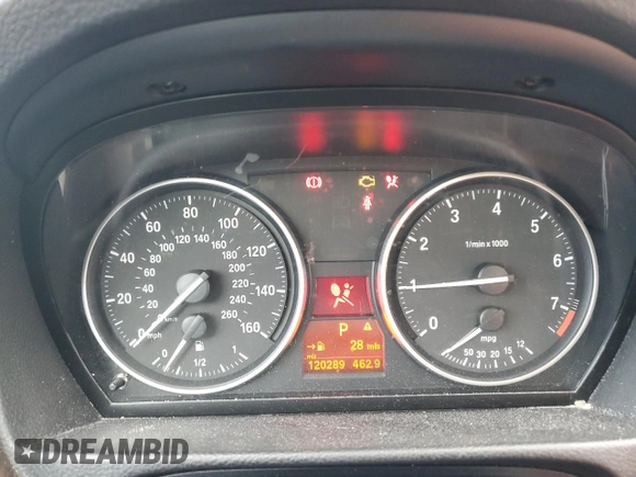 2011 BMW 3 Series 328i xDrive with VIN WBAUU3C51BA541857, listed as a Copart auction lot 72806974 with 120,289 mi miles and Clean Title. Bid and sale history available at DreamBid. Image 9.