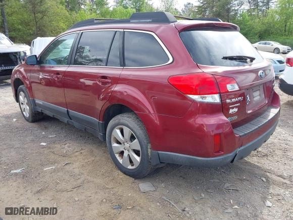 2012 Subaru Outback 2.5i Prem with VIN 4S4BRBGC0C3229450, listed as a IAAI auction lot 41900814 with 190,967 mi miles. Bid and sale history available at carsss.com. Image 3.