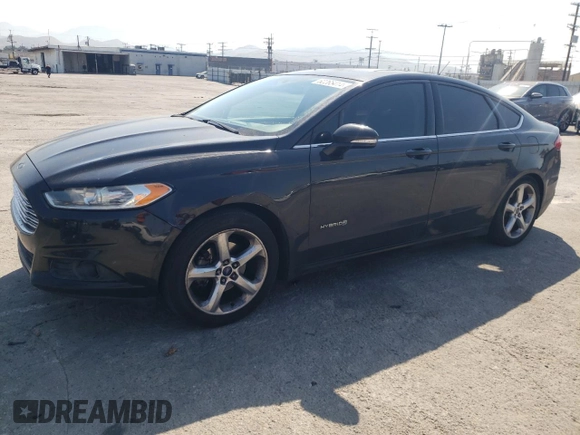 2014 Ford Fusion SE Hybrid with VIN 3FA6P0LUXER296906, listed as a Copart auction lot 62265414 with 135,332 mi miles and Salvage title. Bid and sale history available at DreamBid. Image 1.