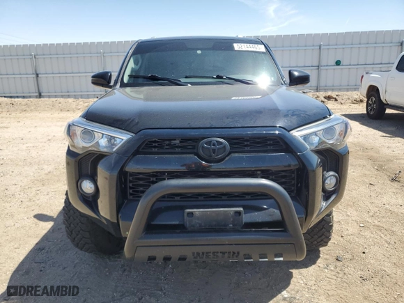 2017 Toyota 4Runner SR5 with VIN JTEBU5JRXH5459778, listed as a Copart auction lot 52144465 with 109,058 mi miles and Salvage Title. Bid and sale history available at carsss.com. Image 5.