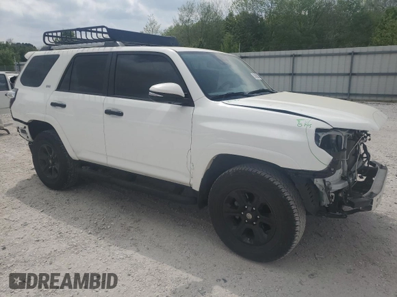 2023 Toyota 4Runner SR5 Premium with VIN JTENU5JR0P6153775, listed as a Copart auction lot 53680035 with 22,662 mi miles and Salvage title. Bid and sale history available at DreamBid. Image 4.