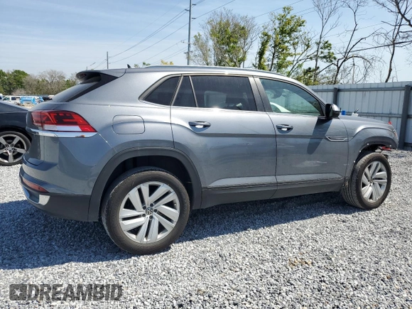 2021 Volkswagen Atlas SE with VIN 1V2JC2CA2MC230959, listed as a Copart auction lot 49097915 with 61,530 mi miles and Salvage title. Bid and sale history available at DreamBid. Image 3.