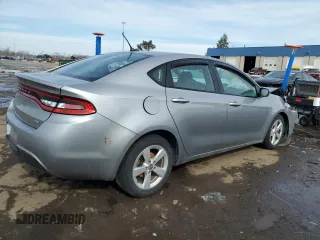 2015 Dodge Dart SXT with VIN 1C3CDFBB8FD222570, listed as a Copart auction lot 46621535 with 158,240 mi miles and Salvage Title. Bid and sale history available at carsss.com. Image 3.