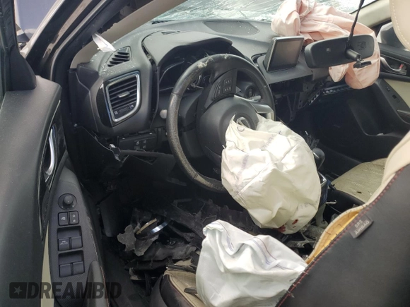 2015 Mazda 3 S Grand Touring with VIN JM1BM1M30F1267553, listed as a Copart auction lot 83709274 with Not Provided miles and Salvage Title. Bid and sale history available at DreamBid. Image 8.