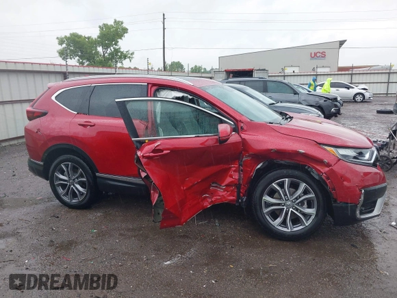 2021 Honda CR-V Touring with VIN 2HKRW2H9XMH663315, listed as a IAAI auction lot 42188893 with 26,203 mi miles and . Bid and sale history available at DreamBid. Image 13.