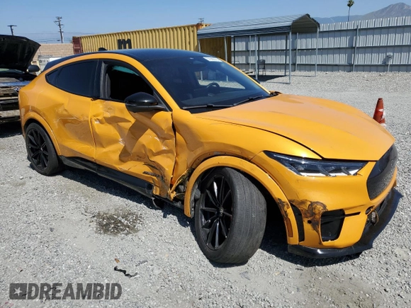 2022 Ford Mustang Mach-E GT with VIN 3FMTK4SE1NMA10334, listed as a Copart auction lot 57362275 with 34,614 mi miles and Salvage title. Bid and sale history available at DreamBid. Image 4.