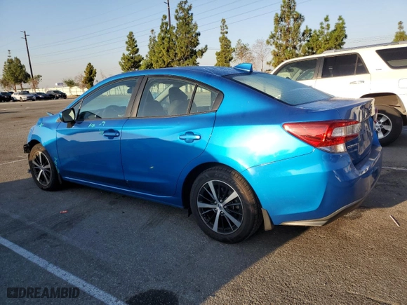 2020 Subaru Impreza Premium with VIN 4S3GKAD69L3606669, listed as a Copart auction lot 73061374 with 35,856 mi miles and Salvage Title. Bid and sale history available at carsss.com. Image 2.