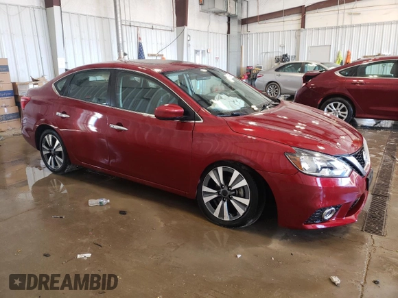 2019 Nissan Sentra S with VIN 3N1AB7AP1KY290036, listed as a Copart auction lot 47744265 with 59,906 mi miles and Salvage Title. Bid and sale history available at DreamBid. Image 4.