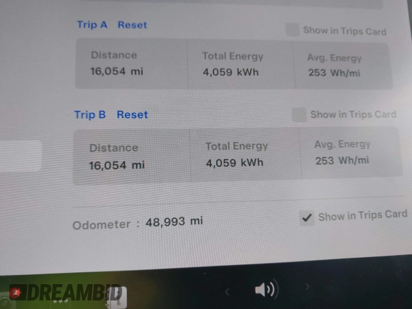 2020 Tesla Model 3 Standard Range Plus with VIN 5YJ3E1EA7LF742973, listed as a IAAI auction lot 41409285 with 48,993 mi miles and . Bid and sale history available at DreamBid. Image 7.