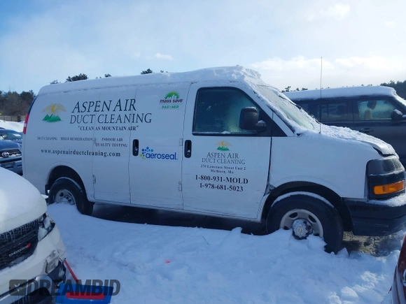 2021 Chevrolet Express Cargo z VIN 1GCWGAFP0M1256641, wystawiony jako IAAI lot #41555820 z przebiegiem Nie podano mil oraz . Historia ofert i sprzedaży dostępna na DreamBid. Obrazek 13.