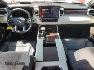 2022 Toyota Tundra Capstone Hybrid with VIN 5TFVC5DB1NX010962, listed as a Copart auction lot 50630705 with 37,566 mi miles and Salvage title. Bid and sale history available at DreamBid. Image 8.