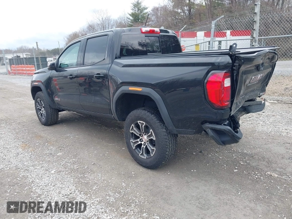2023 GMC Canyon 4WD AT4 with VIN 1GTP6DEK9P1151776, listed as a IAAI auction lot 41655533 with 11,750 mi miles. Bid and sale history available at carsss.com. Image 3.