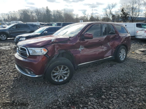 2018 Dodge Durango SXT with VIN 1C4RDJAGXJC315661, listed as a Copart auction lot 45432715 with 67,390 mi miles and Salvage Title. Bid and sale history available at carsss.com. Image 1.