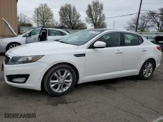 2013 Kia Optima EX with VIN 5XXGN4A73DG216769, listed as a Copart auction lot 51970695 with 185,168 mi miles and Salvage Title. Bid and sale history available at carsss.com. Image 1.