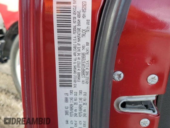 2015 Ram 1500 Tradesman z VIN 1C6RR6FG3FS729585, wystawiony jako Copart lot #83822574 z przebiegiem 152 424 mil mil oraz Czysty tytuł • Clean title. Historia ofert i sprzedaży dostępna na DreamBid. Obrazek 12.