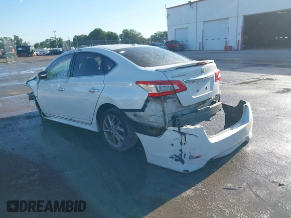 2015 Nissan Sentra SR with VIN 3N1AB7AP0FY305244, listed as a IAAI auction lot 38708504 with Not Provided miles and . Bid and sale history available at DreamBid. Image 3.