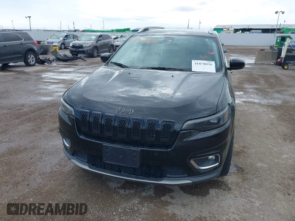 2020 Jeep Cherokee Limited with VIN 1C4PJLDB0LD614312, listed as a IAAI auction lot 41878036 with 92,282 mi miles and . Bid and sale history available at DreamBid. Image 6.