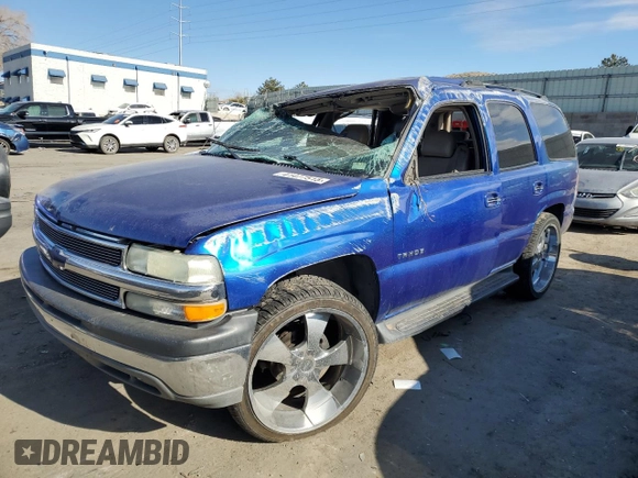 2003 Chevrolet Tahoe LS with VIN 1GNEC13Z33J255129, listed as a Copart auction lot 41477515 with Not provided miles and Salvage title. Bid and sale history available at DreamBid. Image 1.