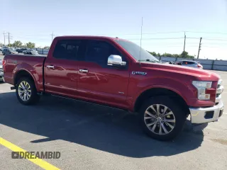 2015 Ford F-150 XLT with VIN 1FTEW1EG8FFB07223, listed as a Copart auction lot 59532335 with 167,007 mi miles and Salvage title. Bid and sale history available at DreamBid. Image 4.