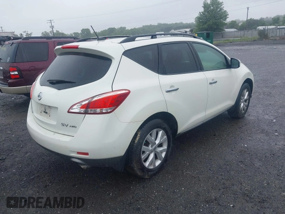 2011 Nissan Murano LE z VIN JN8AZ1MW3BW152714, wystawiony jako IAAI lot #42362784 z przebiegiem 190 230 mil mil oraz . Historia ofert i sprzedaży dostępna na DreamBid. Obrazek 4.