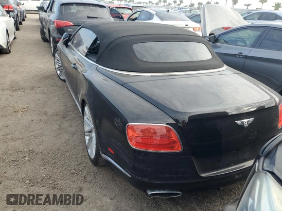 2014 Bentley Continental GT with VIN SCBGC3ZA9EC089787, listed as a Copart auction lot 74439864 with Not Provided miles and Salvage Title. Bid and sale history available at DreamBid. Image 6.