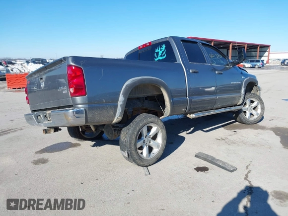 2007 Dodge 1500 SLT with VIN 1D7HU18207J523662, listed as a IAAI auction lot 41215939 with 250,725 mi miles. Bid and sale history available at carsss.com. Image 4.
