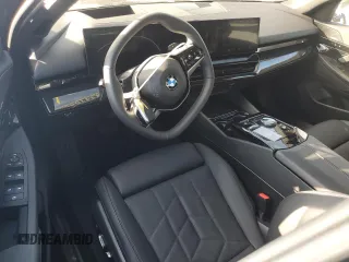 2024 BMW 5 Series 530i xDrive with VIN WBA53FJ01RCS35854, listed as a Copart auction lot 43415865 with 0 mi miles and Salvage Title. Bid and sale history available at carsss.com. Image 8.