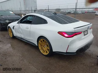 2023 BMW M4 Competition with VIN WBS33AZ04PCM35831, listed as a IAAI auction lot 41429211 with 20,162 mi miles. Bid and sale history available at carsss.com. Image 3.