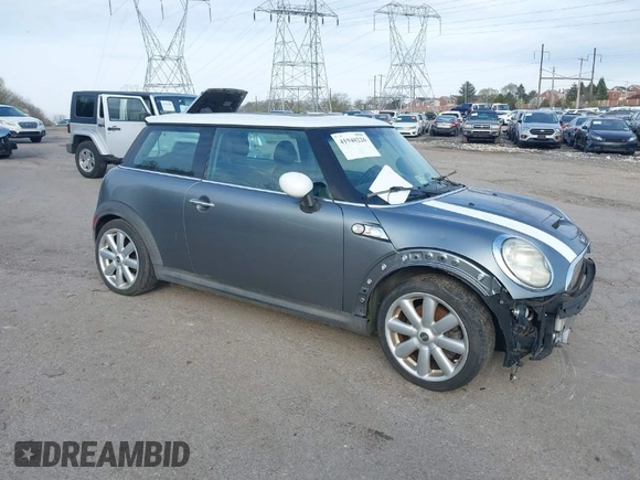 2008 MINI Hardtop S with VIN WMWMF73558TT87605, listed as a IAAI auction lot 41940226 with 113,595 mi miles and . Bid and sale history available at DreamBid. Image 1.