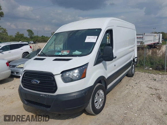 2019 Ford Transit with VIN 1FTYR2CM8KKA88497, listed as a IAAI auction lot 38875548 with 34,137 mi miles. Bid and sale history available at carsss.com. Image 17.