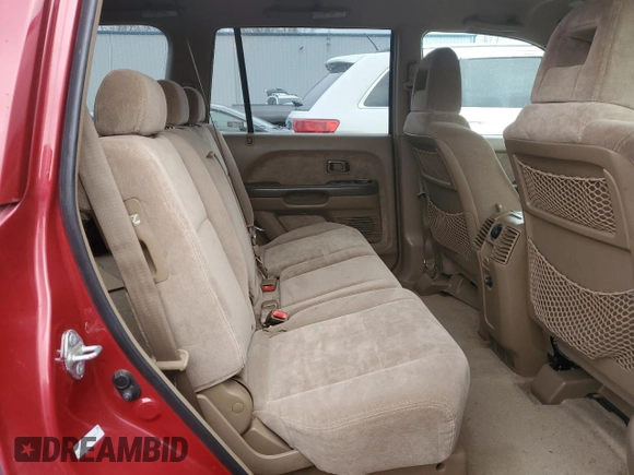 2005 Honda Pilot EX with VIN 2HKYF184X5H568118, listed as a Copart auction lot 50090105 with 206,952 mi miles and Salvage Title. Bid and sale history available at carsss.com. Image 11.