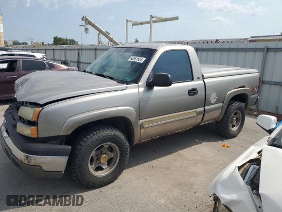 2003 Chevrolet Silverado 1500 LS with VIN 1GCEK14V23Z186300, listed as a Copart auction lot 65551504 with 271,566 mi miles and Salvage Title. Bid and sale history available at DreamBid. Image 1.