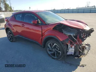2022 Toyota C-HR XLE with VIN NMTKHMBX6NR141032, listed as a Copart auction lot 46221375 with 41,947 mi miles and Salvage Title. Bid and sale history available at DreamBid. Image 4.