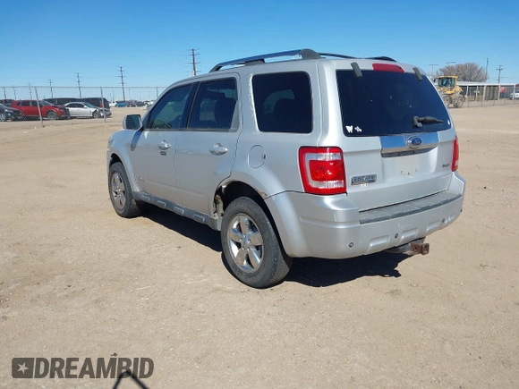 2008 Ford Escape Limited with VIN 1FMCU04168KC00395, listed as a IAAI auction lot 41695486 with 240,242 mi miles and . Bid and sale history available at DreamBid. Image 3.
