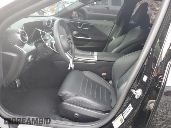 2024 Mercedes-Benz C 300 with VIN W1KAF4HB1RR161052, listed as a Copart auction lot 44975215 with 6,568 mi miles and Salvage title. Bid and sale history available at DreamBid. Image 7.