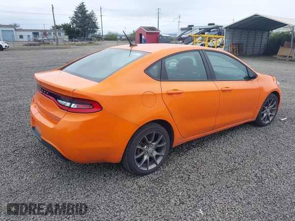 2013 Dodge Dart SXT with VIN 1C3CDFBA7DD310174, listed as a IAAI auction lot 41986493 with 183,390 mi miles and . Bid and sale history available at carsss.com. Image 4.