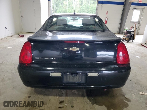 2006 Chevrolet Monte Carlo LS z VIN 2G1WJ15K769405187, wystawiony jako Copart lot #72058524 z przebiegiem 144 905 mil mil oraz Szkoda całkowita • Salvage title. Historia ofert i sprzedaży dostępna na DreamBid. Obrazek 6.
