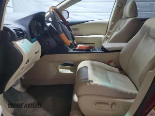 2011 Lexus RX 350 with VIN 2T2BK1BA0BC096540, listed as a Copart auction lot 48658195 with 123,672 mi miles and Salvage Title. Bid and sale history available at DreamBid. Image 7.