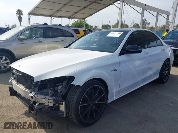 2017 Mercedes-Benz C 43 AMG with VIN 55SWF6EB5HU186085, listed as a IAAI auction lot 42021790 with 94,535 mi miles and . Bid and sale history available at DreamBid. Image 18.