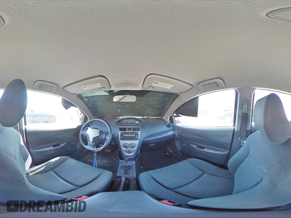 2010 Toyota Yaris with VIN JTDBT4K35A1355708, listed as a Copart auction lot 54347695 with 103,689 mi miles and Salvage Title. Bid and sale history available at carsss.com. Image 15.