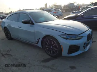2023 BMW 4 Series M440i with VIN WBA63AW02PFN40551, listed as a IAAI auction lot 41230910 with 23,526 mi miles and . Bid and sale history available at DreamBid. Image 1.